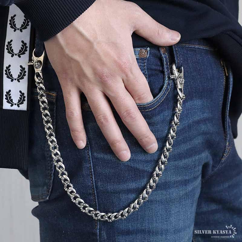 Amazon.co.jp: silver KYASYA: ウォレットチェーン